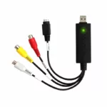 Convertisseur EASY CAP USB 2.0 vers 3RCA + S-VIDEO DIDACTICO TUNISIE