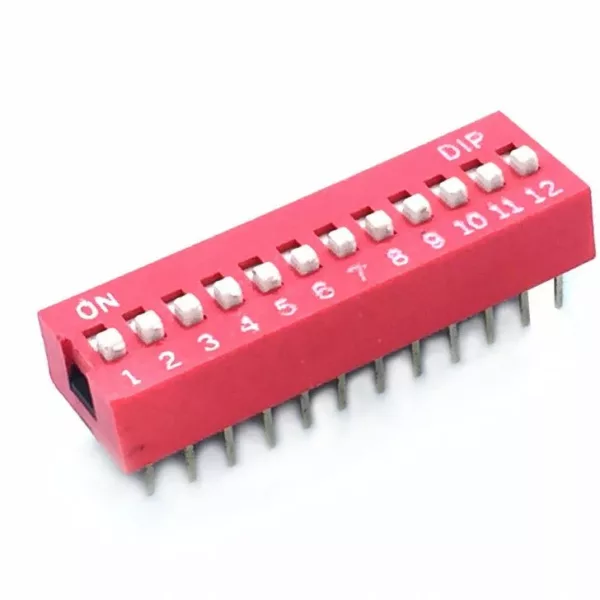 Interrupteur Dip Switch 12pin 254 Mm Jpg