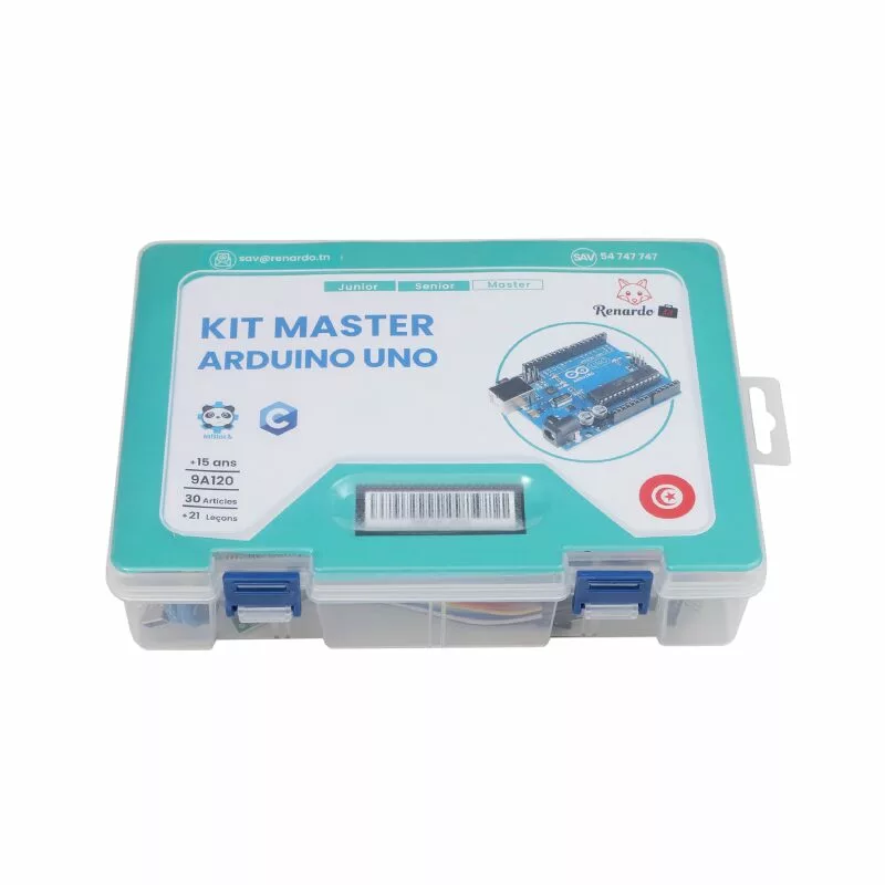 Kit Master Arduino Uno Renardo DIDACTICO TUNISIE