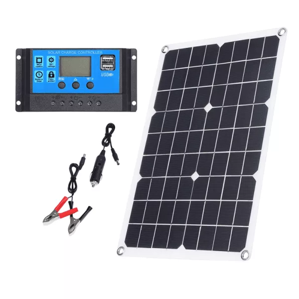 Kit Panneau solaire 20W avec contrôleur de charge DIDACTICO TUNISIE