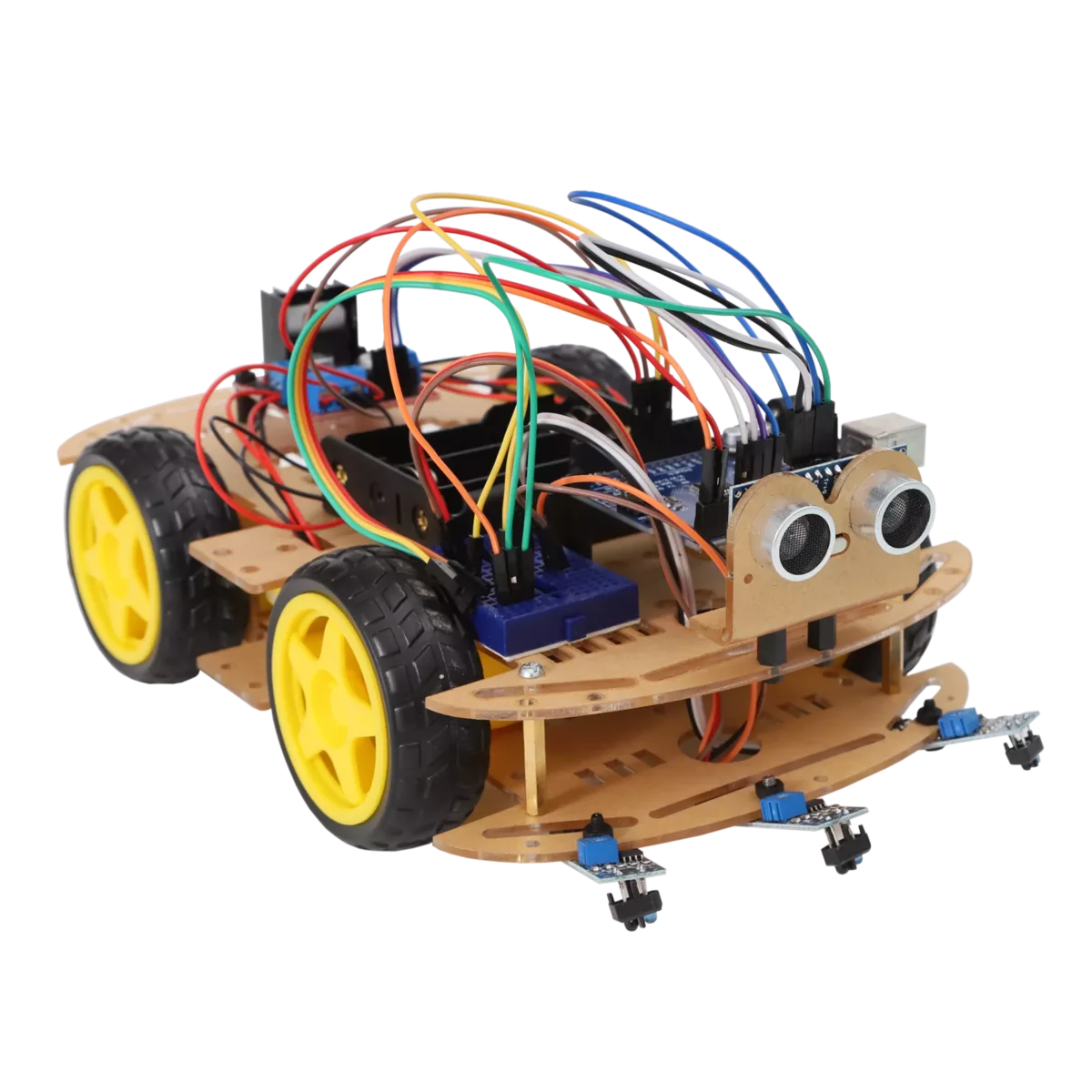 Kit Robot Arduino 4wd 3 En 1 Renardo Png