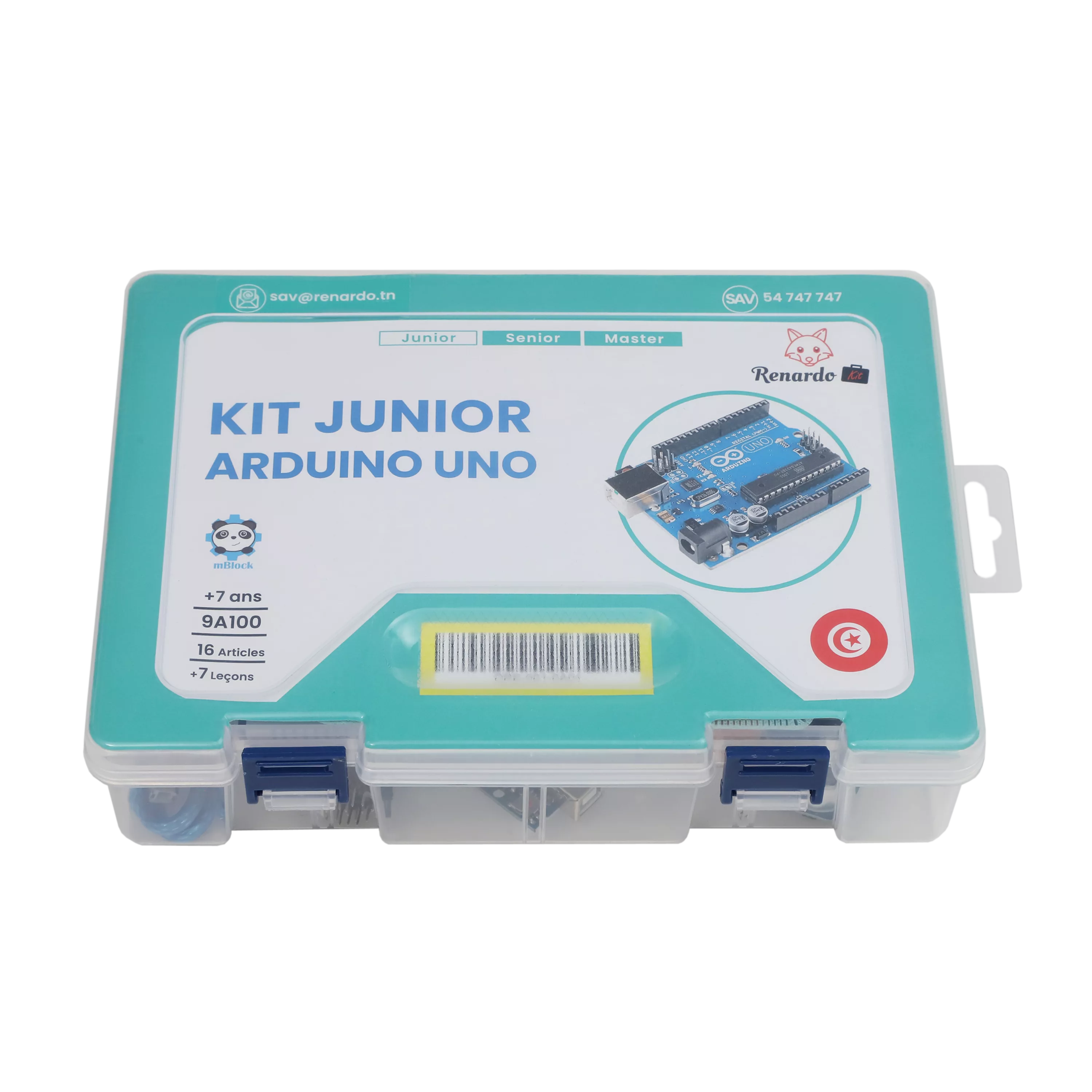 Kit senior Arduino UNO Renardo DIDACTICO TUNISIE