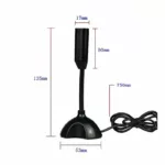 Microphone jack 3.5mm noir DIDACTICO TUNISIE