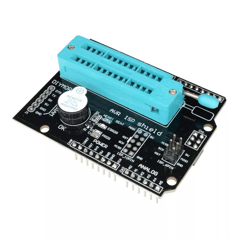 Module AVR ISP Shield programmateur avec buzzer indicateur LED DIDACTICO TUNISIE