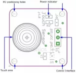 Module capteur tactile capacitif TTP223B DIDACTICO TUNISIE