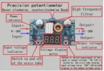 Module d'alimentation Abaisseur XL4015- 5A 75W + Voltmètre LED DIDACTICO TUNISIE