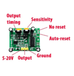 Module de capteur de mouvement PIR HC-SR501 DIDACTICO TUNISIE
