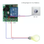 Module de relais 433MHz 12V + télécommande sans fils DIDACTICO TUNISIE