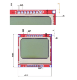 Module Ecran LCD Nokia 5110 84x48 Rouge DIDACTICO TUNISIE