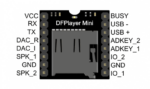 Module lecteur MP3+haut-parleur de sortie MP3-TF-16P Micro SD DIDACTICO TUNISIE