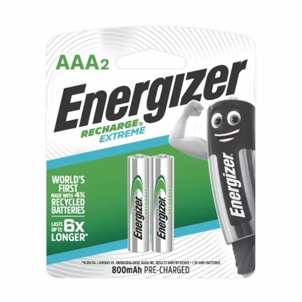 Pack 2xAAA Rechargeable Energizer DIDACTICO TUNISIE