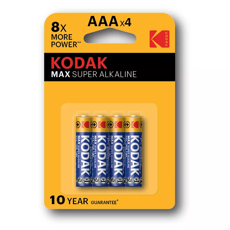 Pile KODAK AAA Max alkaline DIDACTICO TUNISIE