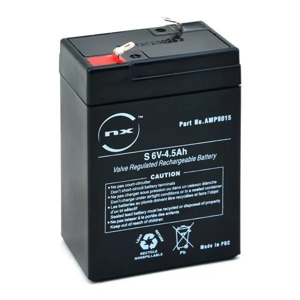 Batterie rechargeable 6V 4.5Ah DIDACTICO TUNISIE