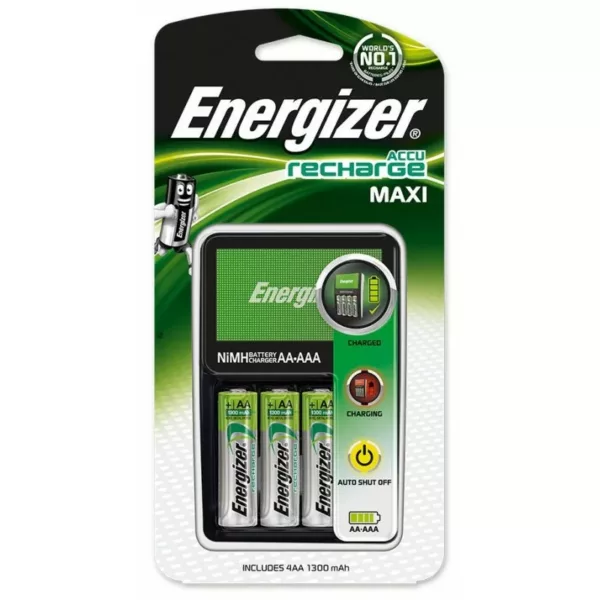 Chargeur Energizer + 4 piles AA 2000 mAh DIDACTICO TUNISIE