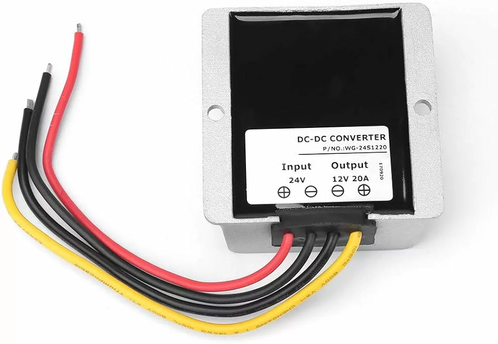 Convertisseur Abaisseur 24VDC/12VDC DY20A pour voiture camion DIDACTICO TUNISIE