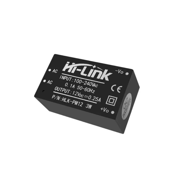 Module abaisseur de tension HLK-PM12 3W Vin=220VAC ; Vout=12VDC DIDACTICO TUNISIE