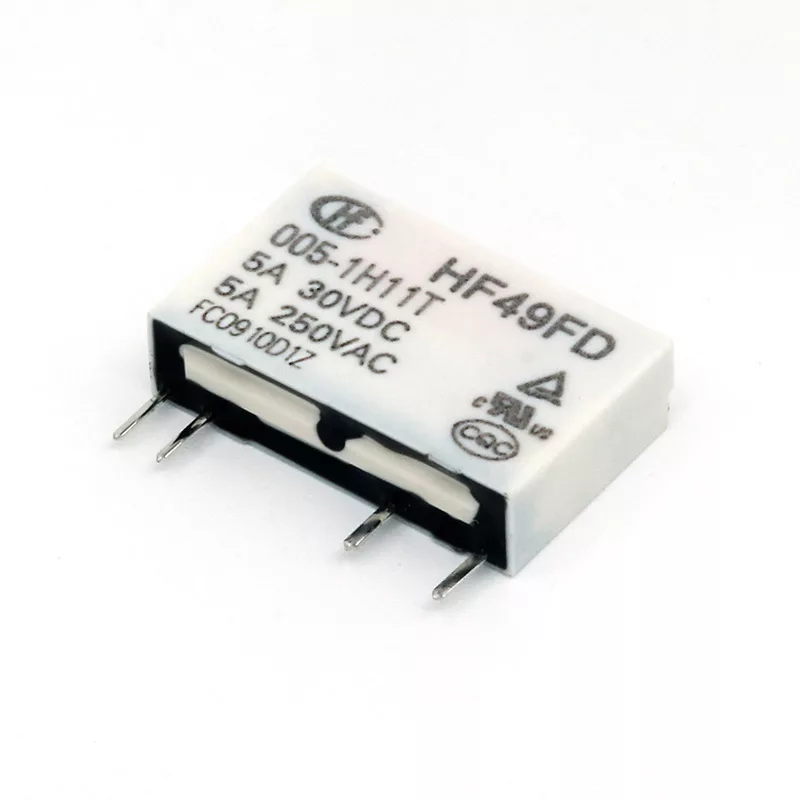 Relais d'alimentation HF49FD-005-1H11 DC5V 5A 4PIN DIDACTICO TUNISIE