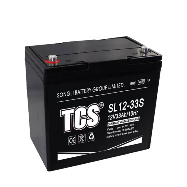 Batterie rechargeable ACID 12V 33AH TCS 175x166x125mm DIDACTICO TUNISIE