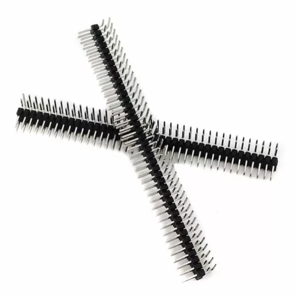 Barrette 2x40Pin Male angle droit double rond 2.54mm