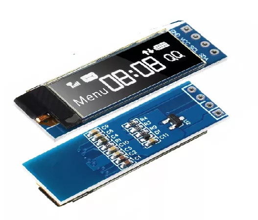 Ecran OLED 12864 blanc de 1,09 pouces, 7 broches