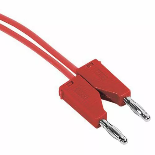 Cordon banane-banane 2mm Rouge 50cm