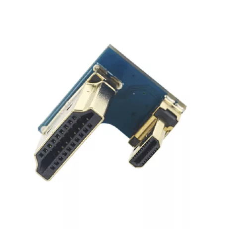 Second image of Adaptateur Micro HDMI Mâle vers HDMI Mâle pour raspberry