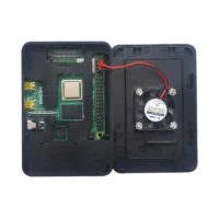 Boitier ABS noir pour raspberry Pi4 avec Logo Raspberry DIDACTICO TUNISIE