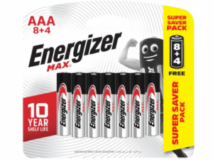 Pile AAA Energizer Alcaline BP8+4 DIDACTICO TUNISIE
