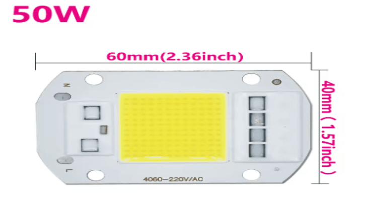 Module LED 50W 220V pour projecteur COLD WHITE