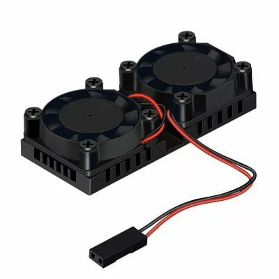 Ventilateur double dissipateur de chaleur 3010 pour Raspberry