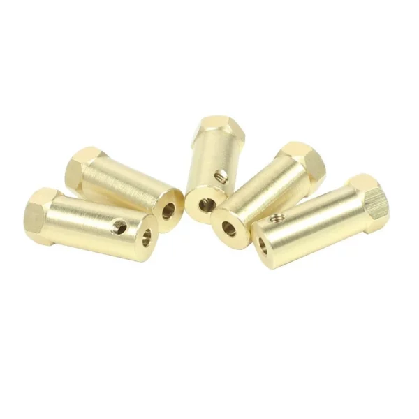 Second image of Accouplement Hexagonal 6mm pour Roue et Moteur L:30mm