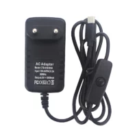 Adaptateur 5V 3A avec bouton on/off Type C pour PI4 DIDACTICO TUNISIE