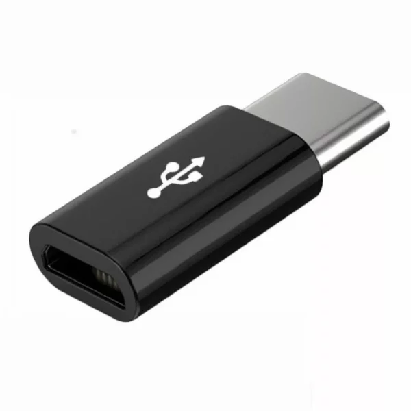 Second image of Adaptateur charge de données Micro USB vers USB type C
