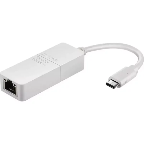 Adaptateur Reseau Gigabit ethernet Type C vers RJ45 - Blanc