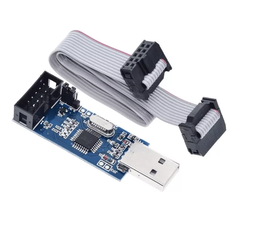 Programmeur de microcontrôleur avec câble ATMEL51 AVR USB ISP ASP