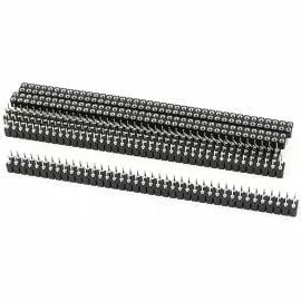 Second image of Barrette 2x40Pin Femelle double rond 2.54mm