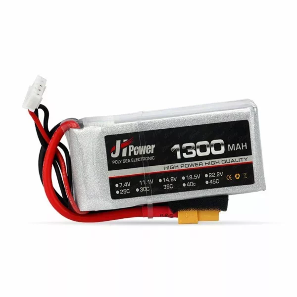 Batterie LIPO 3S 1300mAh 100C 11.1V T/XT60