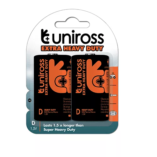 Batterie R20 1.5V UNIROSS