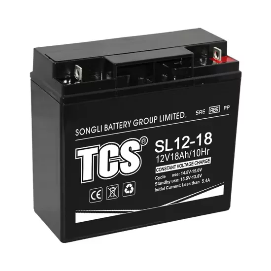 Batterie rechargeable ACID 12V 18AH TCS 181x77x167mm