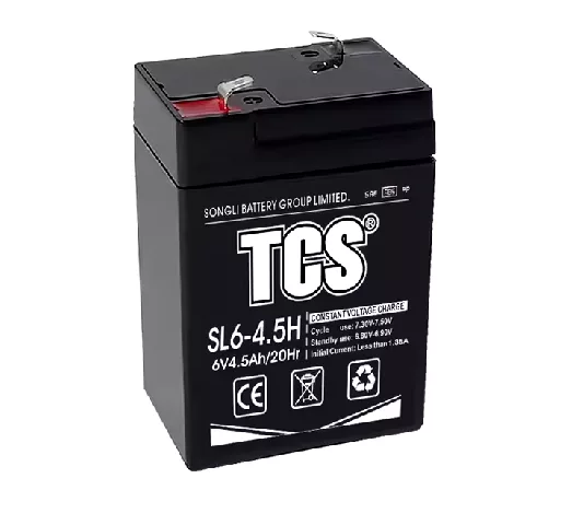 Batterie rechargeable ACID 6V 4.5AH TCS 70x47x101mm