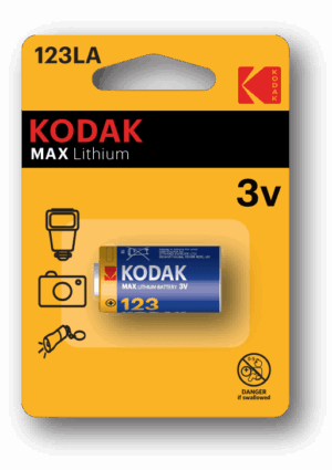 Batteries KODAK Spéciales 123LA 3V DIDACTICO TUNISIE