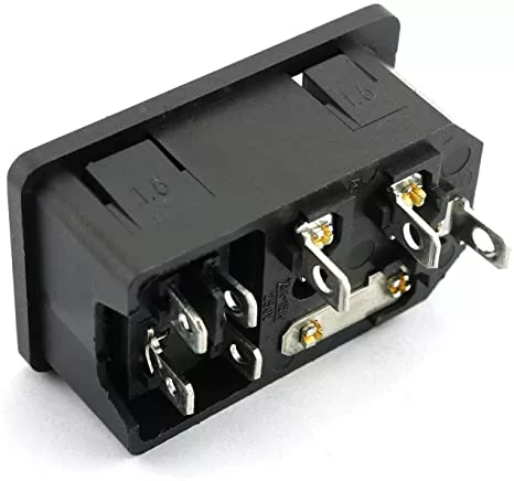 Second image of Bloc Alimentation 10A 250V + Port Fusible + Interrupteur