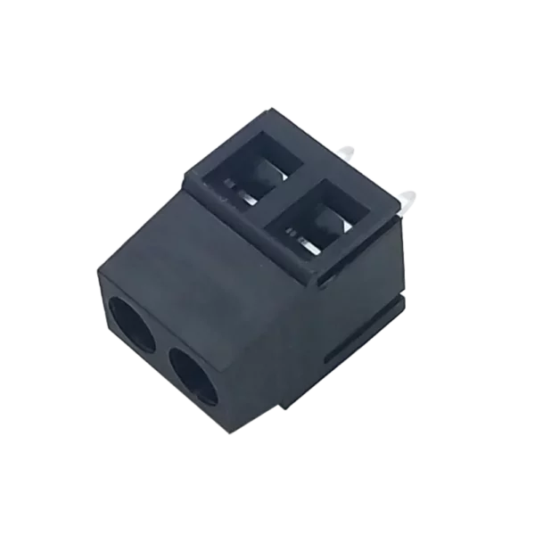 Borne à vis noir KF128-2Pin 5,08 mm