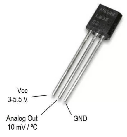 Second image of Capteurs de température LM35DZ TO-92-3