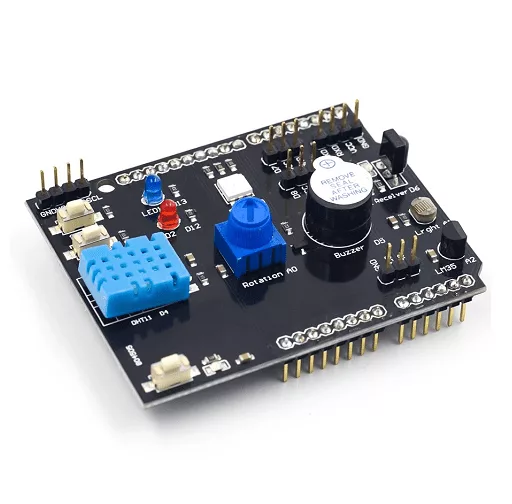 Carte d'extensions multifonction 9 en 1 (DHT11+LM35)