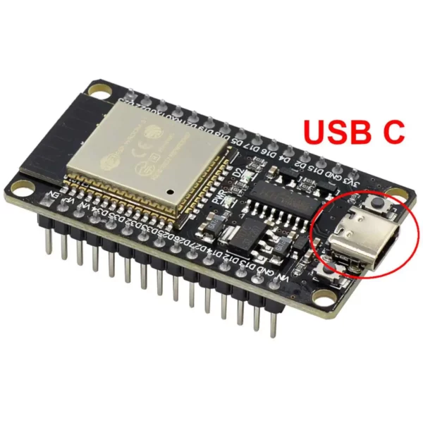 Second image of Carte de développement ESP-WROOM-32 CH340 Type-C 30PIN