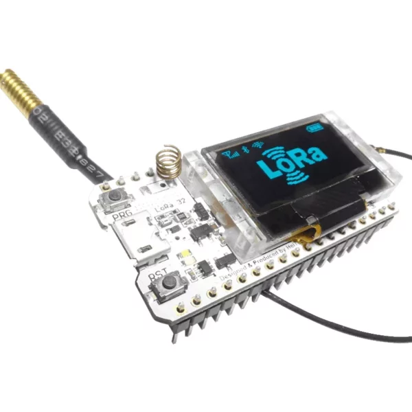 Carte IoT ESP32 LoRa SX1276+OLED 0,96" BT+Wifi Freq : 868Mhz