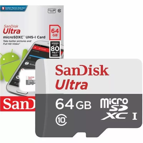 Carte mémoire micro SDXC U3 64Go Class 10