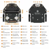 Châssis Robot Maqueen avec carte Microbit DIDACTICO TUNISIE