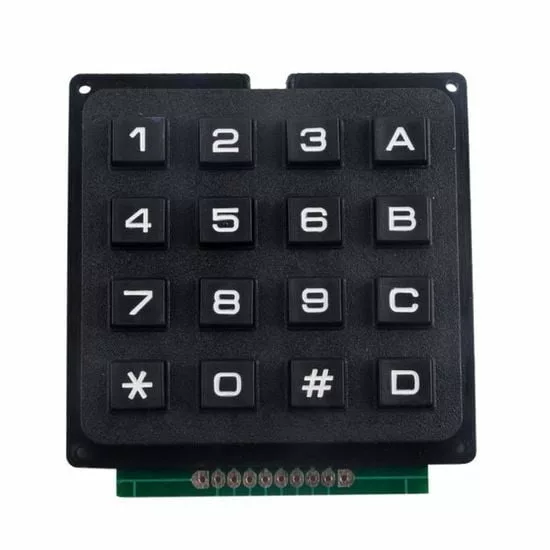 Second image of Clavier 4x4 matrix noir 16 boutons